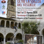 LOcandina dell'esposizione d'arte contemporanea internazionale Chostro di S.Francesco Leonessa dal 9 al 23 agosto 2026